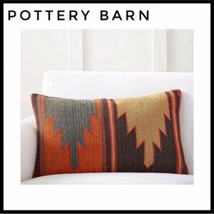 Pottery Barn Alder Kilim Lumbar Pillow Cover NWT